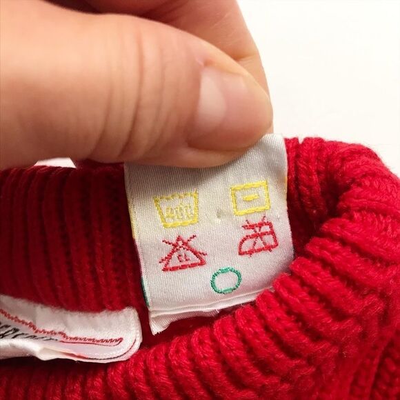 Vintage Perspective red knit sweater EUC 6Y - Picture 7 of 7